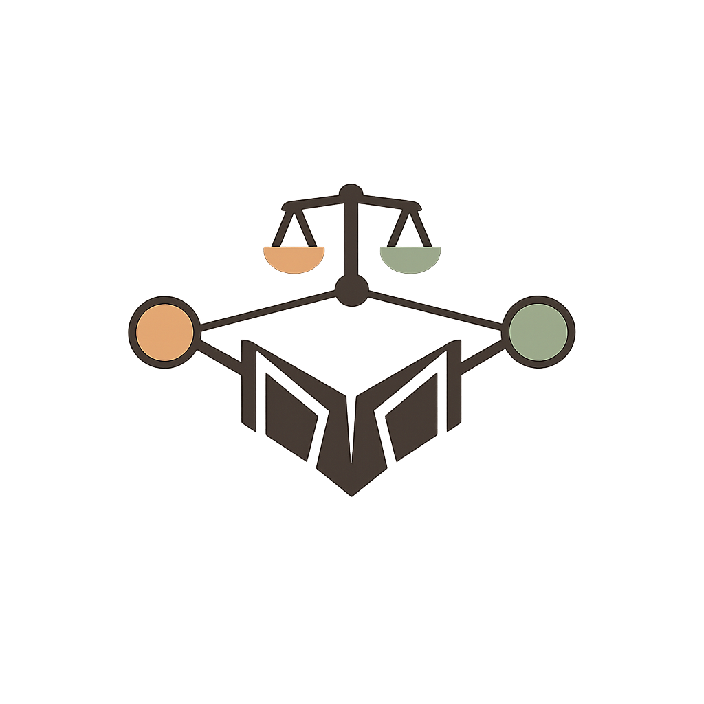 Abstract analytical thinking symbol